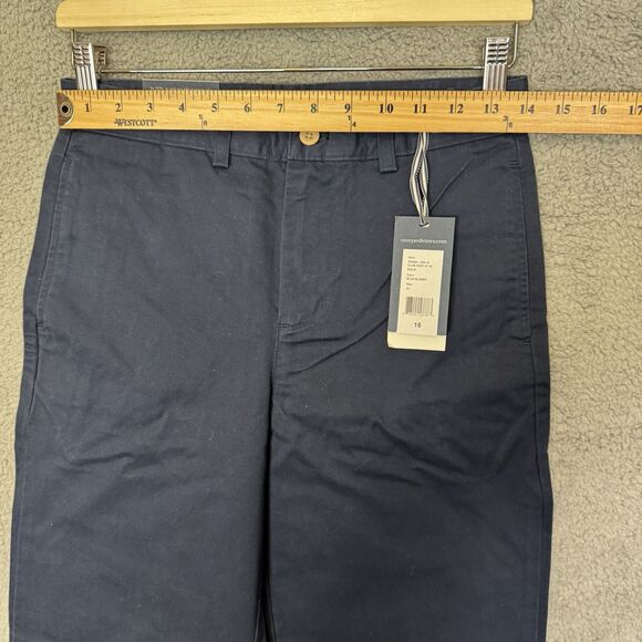 Vineyard Vines Pants Youth 16 Blue Corduroy Classic Fit Club Pant‎ Boys Teen NWT - Picture 4 of 12